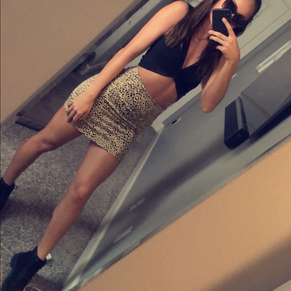 Cheetah skirt